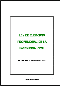 Ley del Ejercicio Profesional