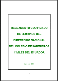 Reglamento Sesiones de Directorio